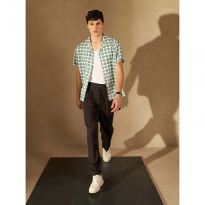 Men Relaxed Loose Fit Trousers