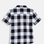 Boys Checked Cotton Casual Shirt