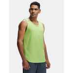Super Combed Cotton Blend Solid Performance Tank Top with Breathable Mesh