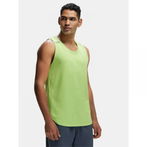Super Combed Cotton Blend Solid Performance Tank Top with Breathable Mesh