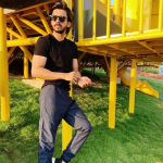 Men Black Solid Cotton Pure Cotton T-shirt Regular Fit