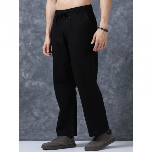 Men Smart Fit Pleated Trousers