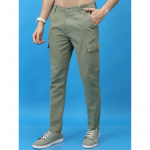 Men Relaxed Fit Mid Rise Linen Trousers