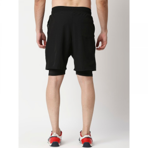 Men sports black Shorts