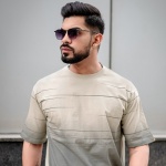 Striped Round Neck T-shirt