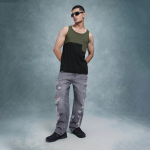 Colourblocked Pure Cotton Longline T-shirt